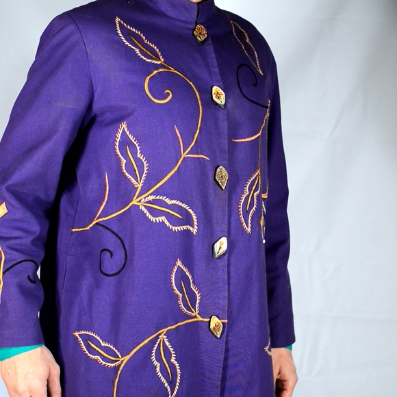 Indigo Moon Jackets & Blazers - Purple Guru Coat